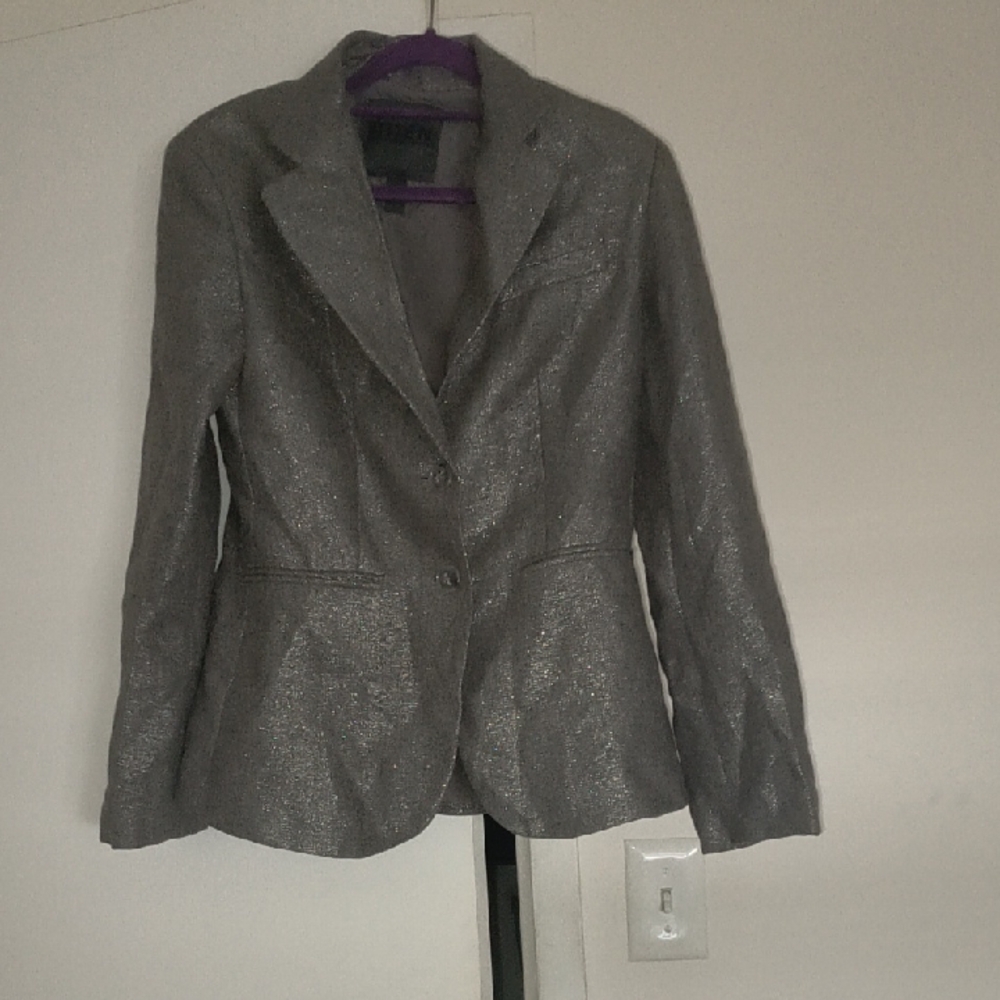 Bitten by Sarah Jessica Parker Shimmering Gray Blazer